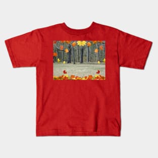 Falling leaves Kids T-Shirt